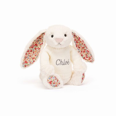 Jellycat Blossom Cream Konijn with Cream Jumper | JV8146537